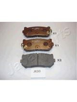 Japanparts PP-K00AF Колодки дисковые задние