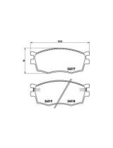 BREMBO P30026 Колодки дисковые передние