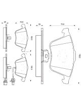 BOSCH 0 986 494 103 Колодки дисковые передние