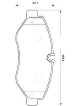 BOSCH 0 986 494 121 Колодки дисковые передние