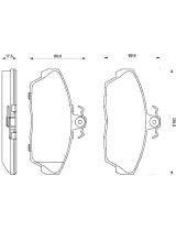 BOSCH 0 986 424 566 Колодки дисковые передние