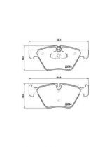 BREMBO P06057 Колодки дисковые передние
