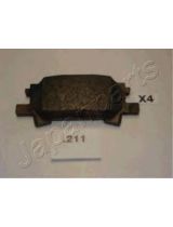 Japanparts PP-211AF Колодки дисковые задние