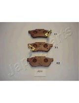 Japanparts PP-404AF Колодки дисковые задние