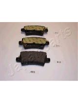 Japanparts PP-403AF Колодки дисковые задние