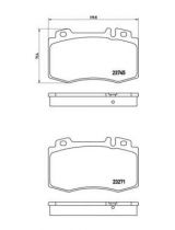 BREMBO P50053 Колодки дисковые передние