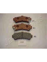 Japanparts PP-196AF Колодки дисковые задние