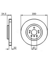 BOSCH 0 986 479 269 Тормозной диск передний