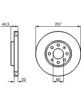 BOSCH 0 986 479 223 Тормозной диск передний