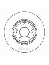 NK 203422 Тормозной диск передний