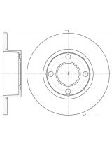 REMSA 6173.00 Тормозной диск передний
