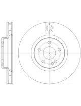 REMSA 61657.10 Тормозной диск передний