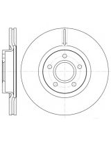 REMSA 6711.10 Тормозной диск передний
