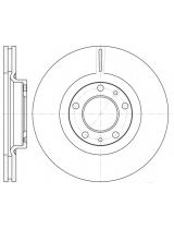 REMSA 6693.10 Тормозной диск передний