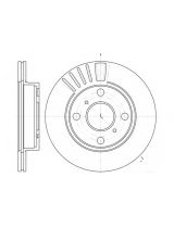 REMSA 6825.10 Тормозной диск передний