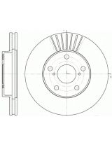 REMSA 6640.10 Тормозной диск передний