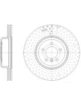 REMSA 61651.10 Тормозной диск передний