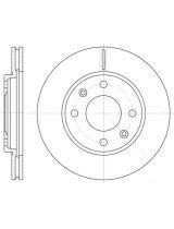 REMSA 6131.10 Тормозной диск передний