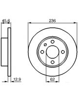 BOSCH 0 986 478 859 Тормозной диск передний
