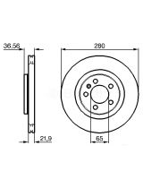 BOSCH 0 986 478 852 Тормозной диск передний