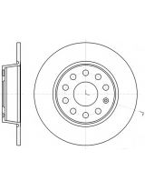 REMSA 61340.00 Тормозной диск задний