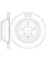 REMSA 61160.10 Тормозной диск задний