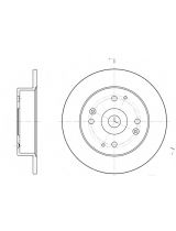REMSA 6448.00 Тормозной диск задний
