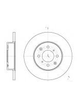 REMSA 6451.00 Тормозной диск передний