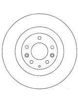 TRW DF8043 Тормозной диск передний