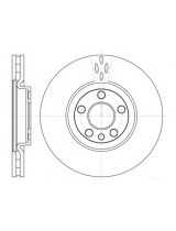 REMSA 6658.10 Тормозной диск передний