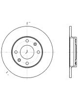 Stellox 6020-9910-SX Тормозной диск передний