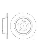 REMSA 6270.00 Тормозной диск задний
