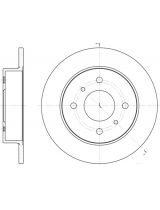 REMSA 6200.00 Тормозной диск задний
