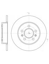 REMSA 6239.02 Тормозной диск задний