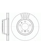 REMSA 6509.10 Тормозной диск передний