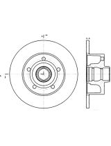 Stellox 6020-4757-SX Тормозной диск задний