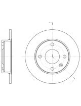 REMSA 6094.00 Тормозной диск передний