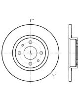 Stellox 6020-9932-SX Тормозной диск передний