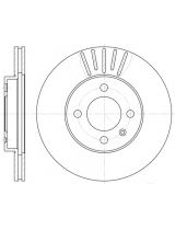 REMSA 6175.10 Тормозной диск передний
