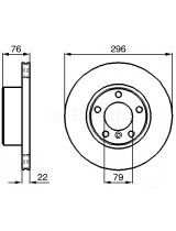 BOSCH 0 986 478 848 Тормозной диск передний