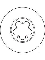 TRW DF2390S Тормозной диск передний