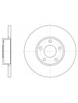 REMSA 6327.00 Тормозной диск передний