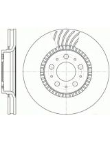 REMSA 6591.10 Тормозной диск передний