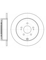 REMSA 61098.00 Тормозной диск задний