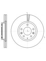 REMSA 61235.10 Тормозной диск передний