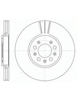 REMSA 6544.10 Тормозной диск передний