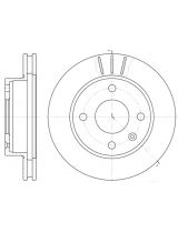 REMSA 6097.10 Тормозной диск передний