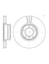 REMSA 6599.10 Тормозной диск передний
