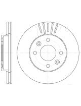 REMSA 6080.10 Тормозной диск передний