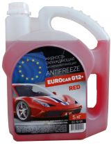 Антифриз EUROCAR EC-12-5R RED красный G12+ -35°С 5кг